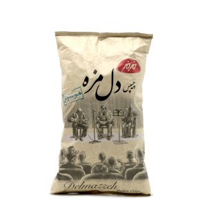 چیپس دل مزه موسیر 180 گرمی مزمز