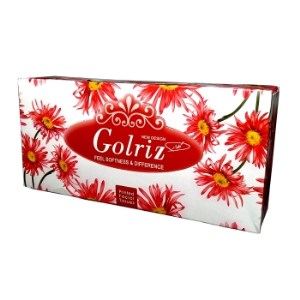 دستمال کاغذی 200 برگ گلدار گلریز