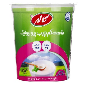ماست تازه پروبیو تیک کم چرب 900 گرمی کاله