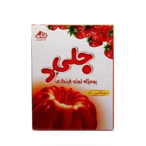 پودر ژله توت فرنگی جلید