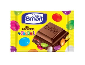 شکلات مغز دار با دراژه شکلاتی