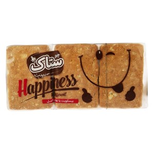 بیسکوییت سبوس 225 گ چند غله هپی ستاک
