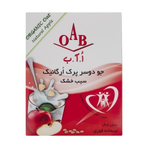 جو دو سر ارگانیک و سیب خشک